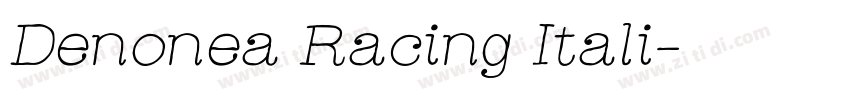 Denonea Racing Itali字体转换 Denonea Racing Itali字体转换